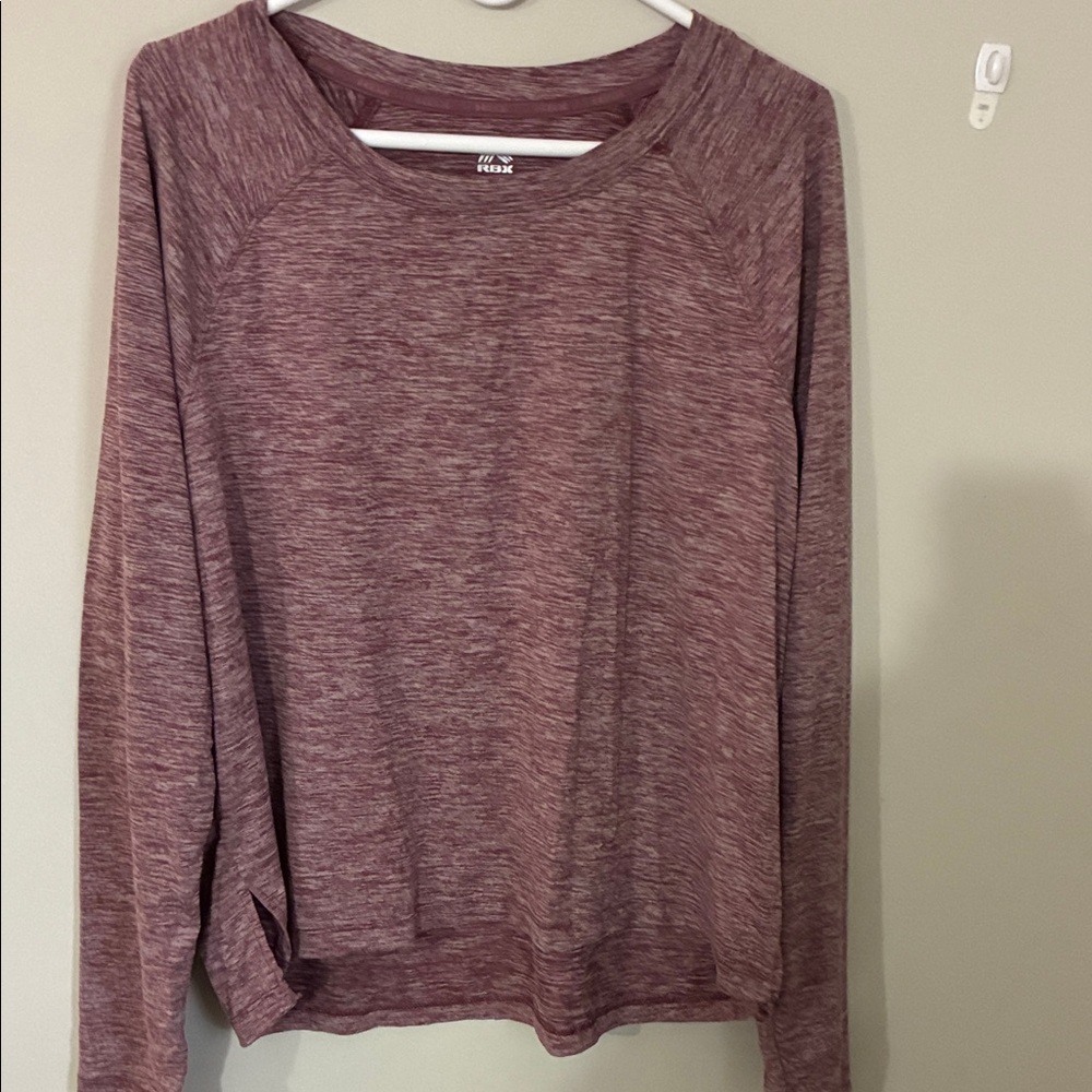 Reebok Burgundy Heathered Sweatshirt